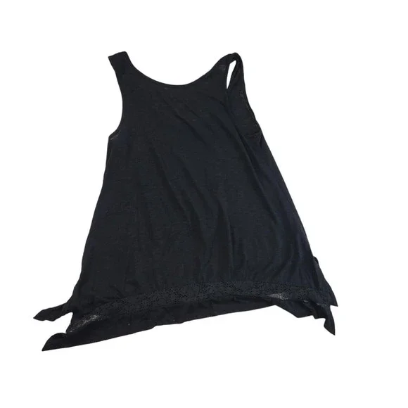Tunic Tank Top Shirt Junior M 7-9 Dream on Dreamer Sleeveless Scoop Neck Black - Picture 14 of 16